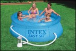 Надувной бассейн Intex 54912, фильтр насос, размер 244 х 76 см
